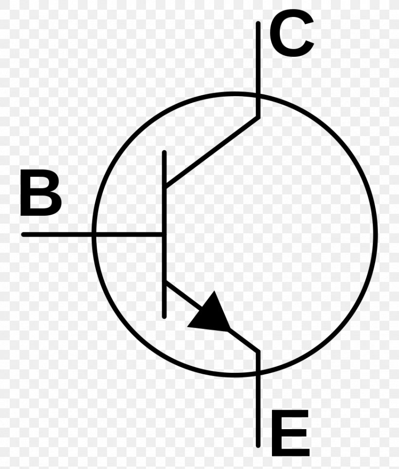 Bipolar Junction Transistor NPN Electronic Symbol PNP Tranzistor, PNG, 870x1024px, Bipolar Junction Transistor, Area, Black, Black And White, Brand Download Free