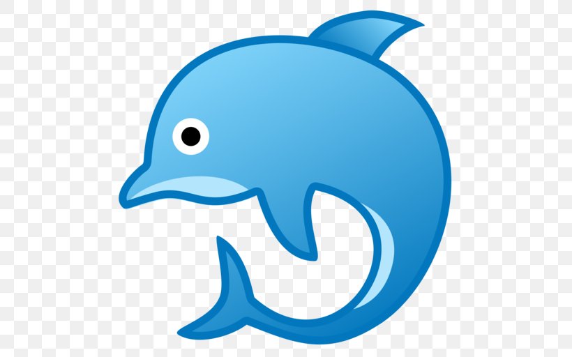 Common Bottlenose Dolphin Emoji Unicode, PNG, 512x512px, Common Bottlenose Dolphin, Beak, Blue, Dolphin, Emoji Download Free