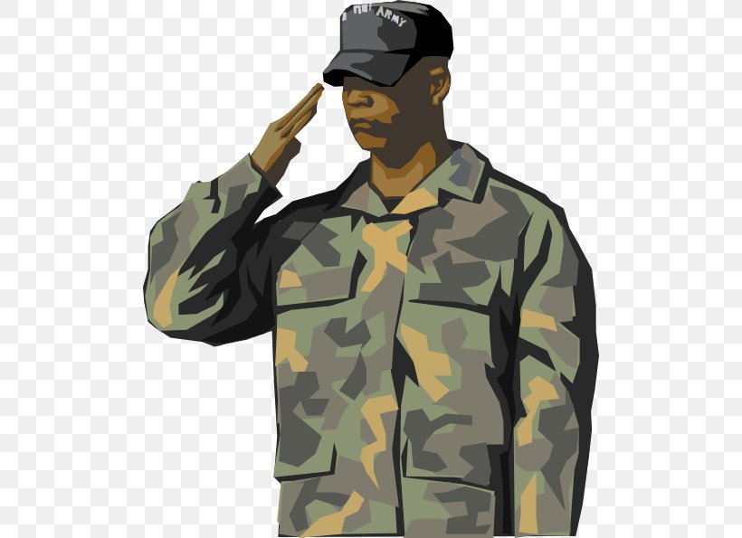 Soldier Salute Army Military Clip Art, PNG, 504x595px, Soldier, American Soldier, Army, Camouflage, Document Download Free