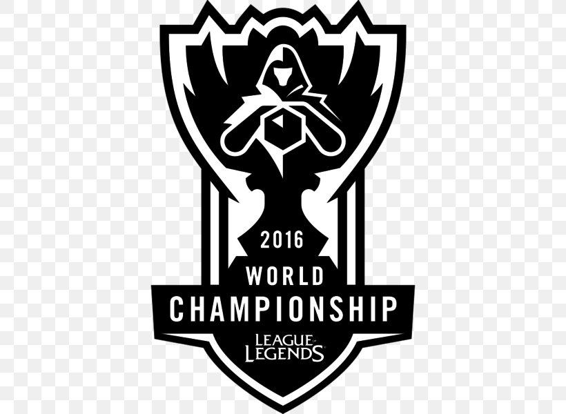 2016 League Of Legends World Championship 2015 League Of Legends World Championship 2017 League Of Legends World Championship North American League Of Legends Championship Series, PNG, 600x600px, League Of Legends, Black And White, Brand, Championship, Electronic Sports Download Free
