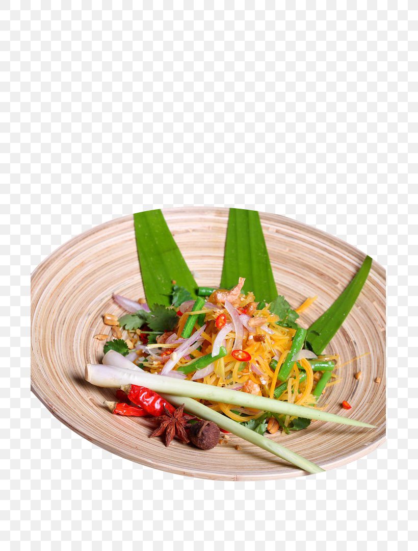 Green Papaya Salad Thai Cuisine Thai Salads, PNG, 700x1080px, Green Papaya Salad, Asian Food, Capsicum Annuum, Chili Pepper, Chopsticks Download Free