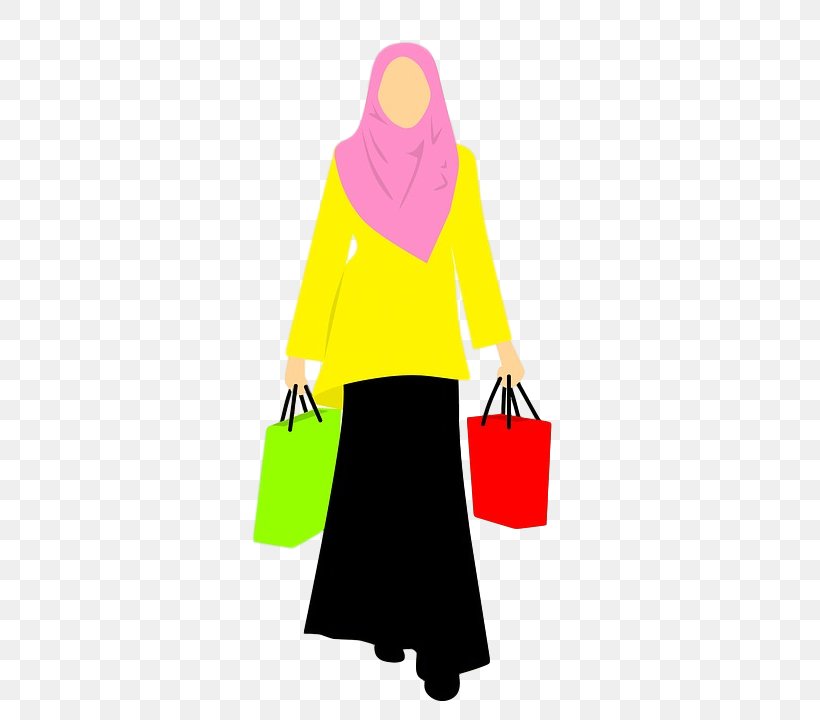 Muslim Image Tote Bag Fashion Hijab, PNG, 540x720px, Muslim, Abaya, Art, Bag, Cartoon Download Free