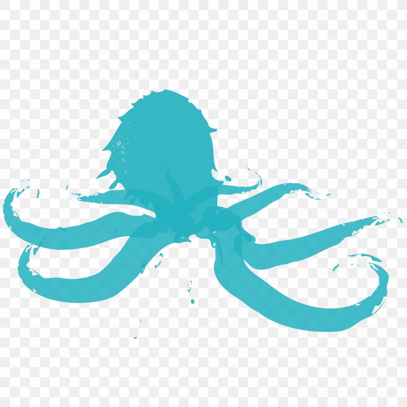 Octopus Logo Desktop Wallpaper Clip Art, PNG, 2500x2500px, Octopus, Aqua, Artwork, Azure, Blue Download Free