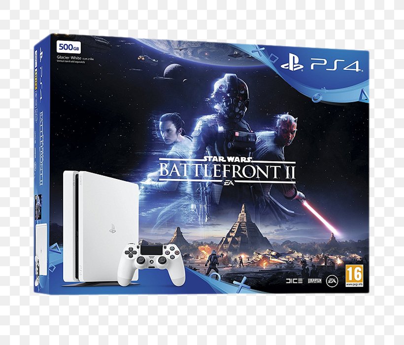 Star Wars Battlefront II Star Wars: Battlefront II Sony PlayStation 4 Slim, PNG, 700x700px, 2017, Star Wars Battlefront Ii, Electronic Device, Electronics, Fifa 18 Download Free