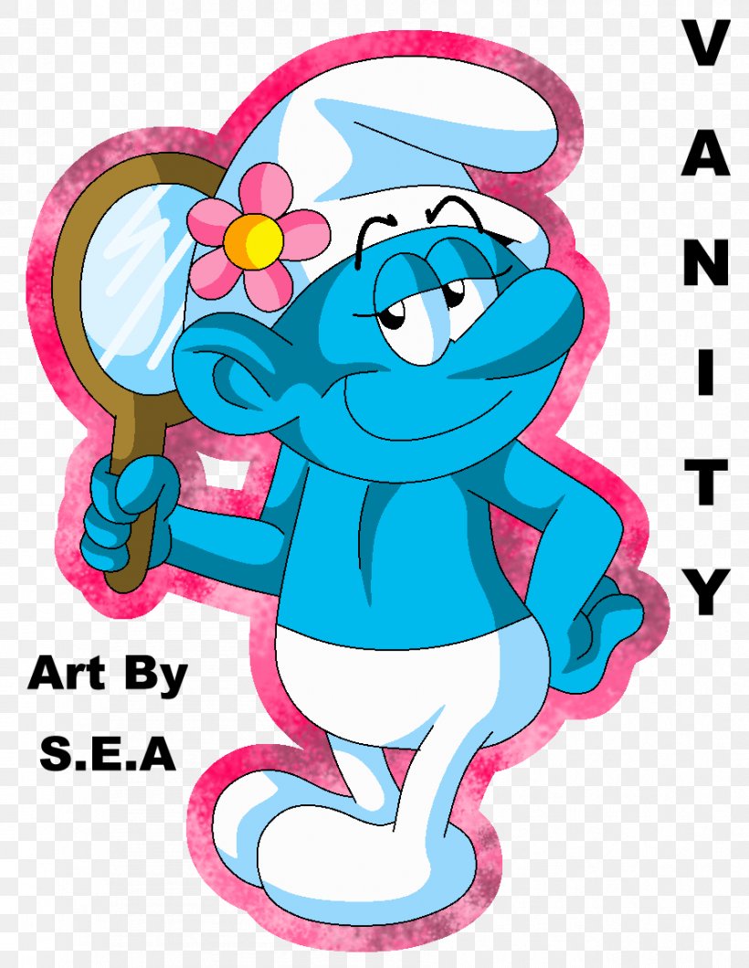 Vanity Smurf Smurfette The Smurfs Image Comics, PNG, 893x1154px, Watercolor, Cartoon, Flower, Frame, Heart Download Free