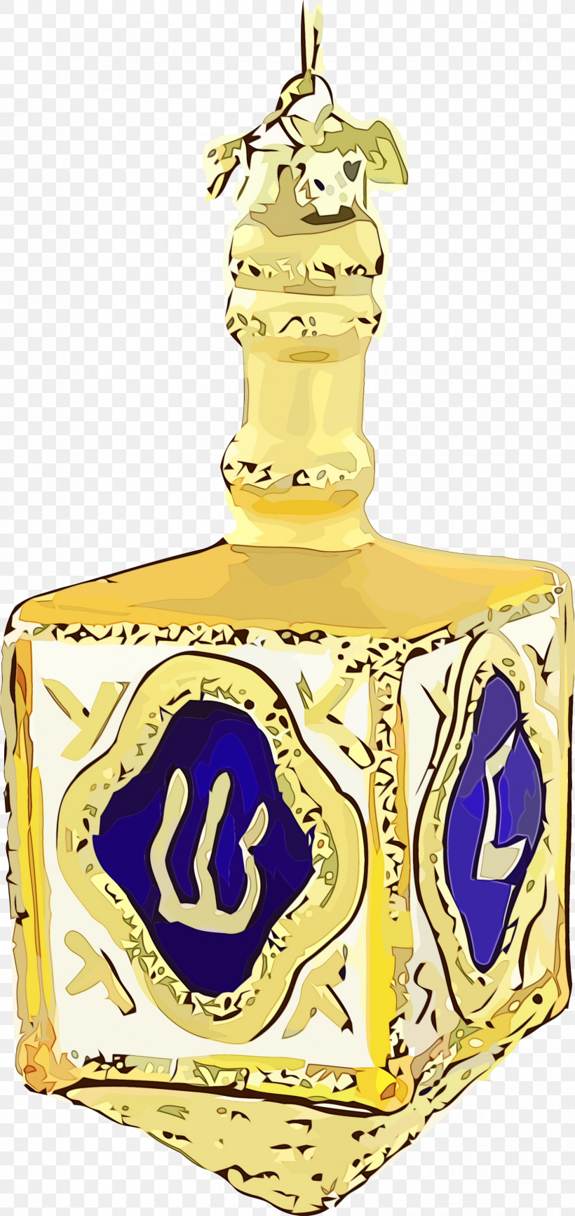Yellow Perfume Liqueur, PNG, 1659x3506px, Dreidel, Hanukkah, Happy Hanukkah, Liqueur, Paint Download Free