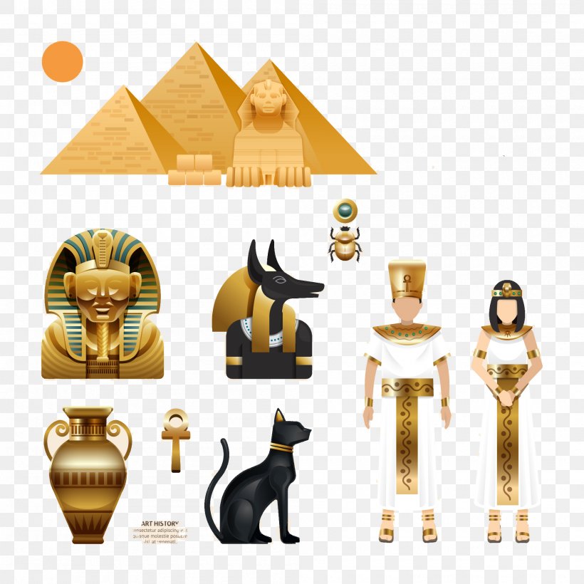 Ancient Egypt Royalty-free, PNG, 2000x2000px, Egypt, Ancient Egypt, Egyptian Language, Flat Design, Pharaoh Download Free