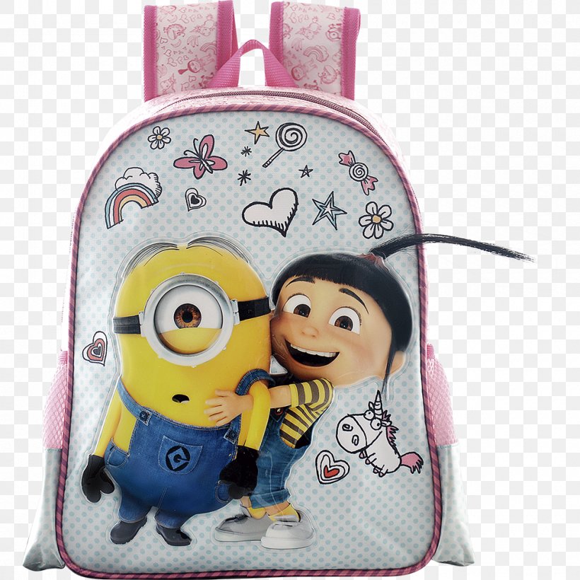 Agnes Dave The Minion Despicable Me Backpack Suitcase, PNG, 1000x1000px, 3d Film, Agnes, Backpack, Bag, Casas Bahia Download Free