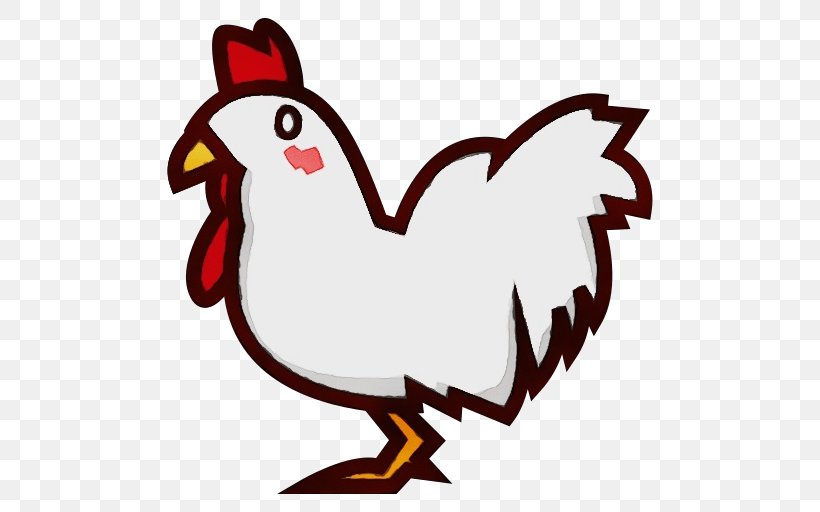 Chicken Emoji, PNG, 512x512px, Chicken, Beak, Bird, Cartoon, Comb Download Free