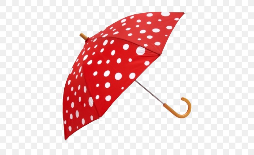 Umbrella Polka Dot Red Amazon.com Ruffle, PNG, 500x500px, Umbrella, Amazoncom, Auringonvarjo, Clothing Accessories, Cocktail Umbrella Download Free