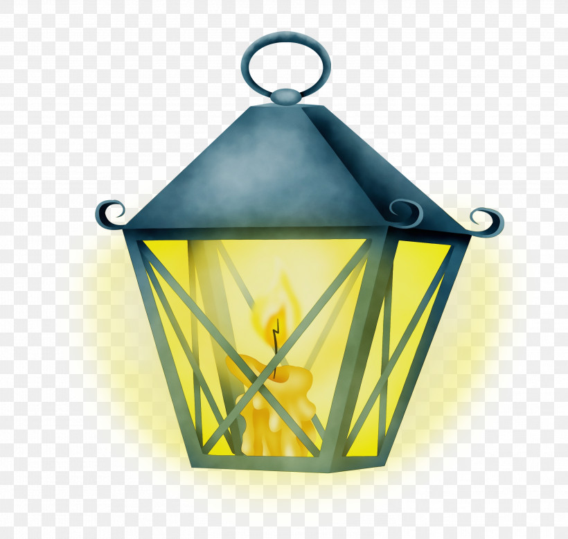 Yellow Lighting, PNG, 2949x2799px, Watercolor, Lighting, Paint, Wet Ink, Yellow Download Free