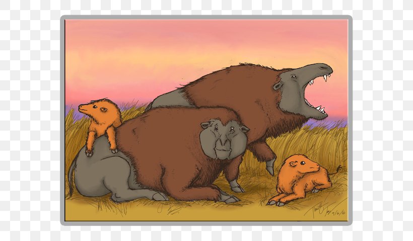 Daeodon ARK: Survival Evolved Mammal Even-toed Ungulates Carnivora, PNG, 640x480px, Daeodon, Anatomy, Ark Survival Evolved, Bison, Carnivora Download Free