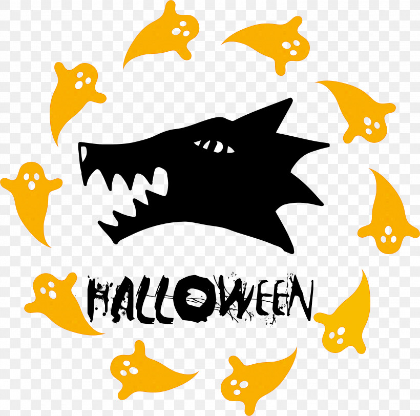 Happy Halloween, PNG, 3000x2971px, Happy Halloween, Fish, Geometry, Line, Logo Download Free