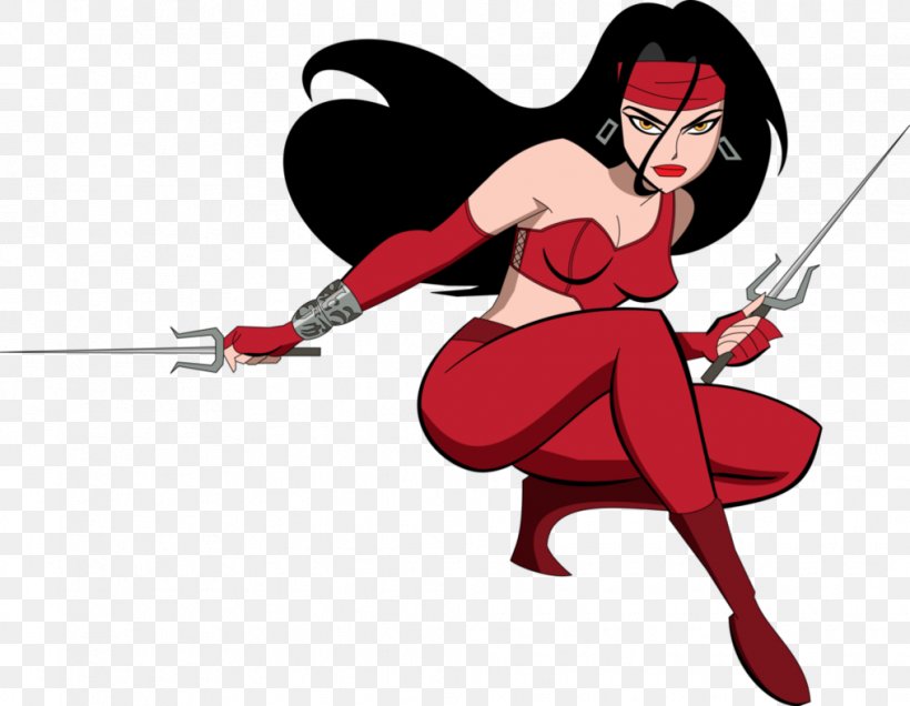 Ultimate Elektra Daredevil Bullseye Marvel Comics, PNG, 1015x788px, Elektra, Art, Bruce Timm, Bullseye, Cartoon Download Free