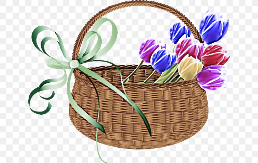 Wicker Gift Basket Picnic Basket Hamper Easter, PNG, 640x519px, Wicker, Basket, Easter, Flower, Flower Girl Basket Download Free