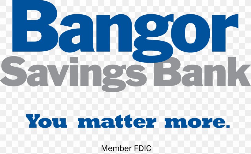 Bangor Savings Bank Logo Organization, PNG, 1440x886px, Bangor, Area, Bank, Banner, Blue Download Free