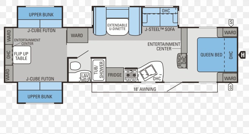 Floor Plan Caravan Jayco, Inc. Campervans Teardrop Trailer, PNG, 1800x974px, Floor Plan, Area, Campervans, Camping, Caravan Download Free