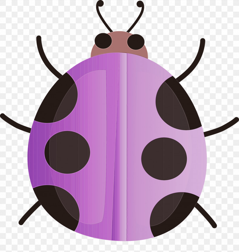Insect Violet Pink Purple Magenta, PNG, 2843x3000px, Watercolor Ladybug, Insect, Leaf Beetle, Magenta, Paint Download Free
