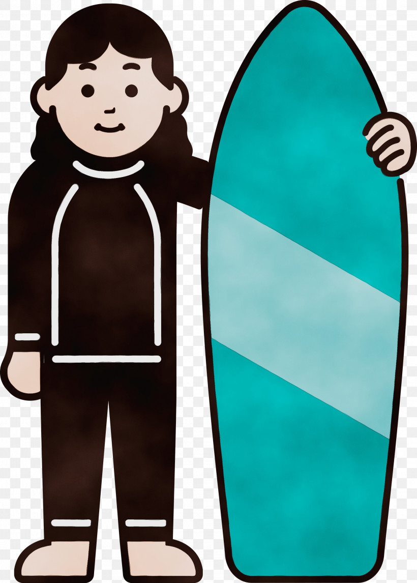 Cartoon Male, PNG, 2145x3000px, Surfing, Cartoon, Male, Paint, Watercolor Download Free