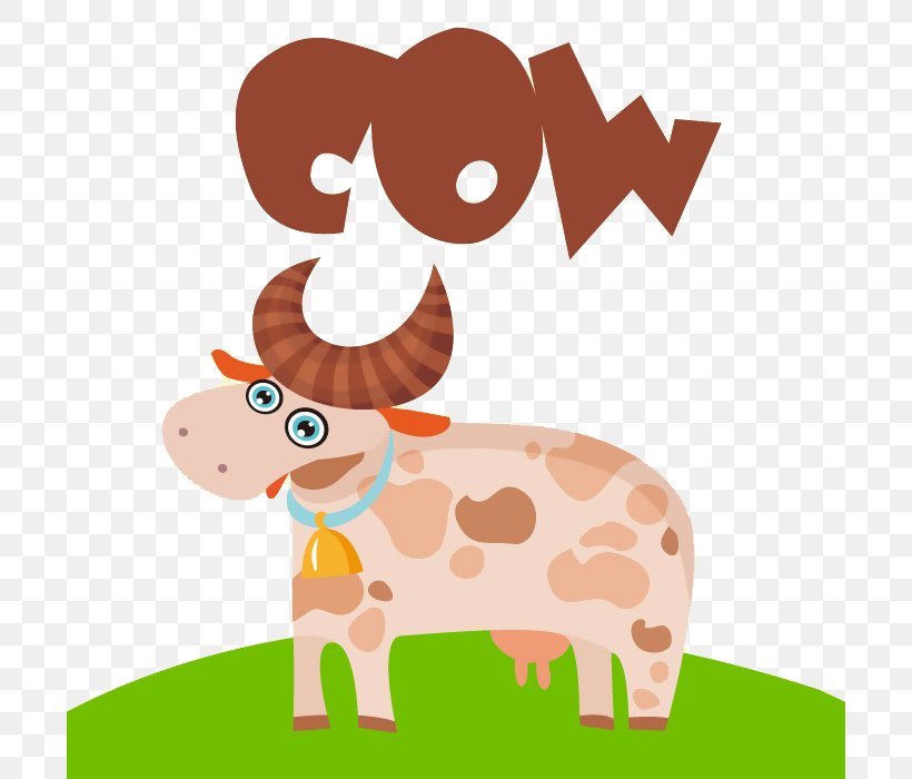 Dairy Cattle Milk Cartoon Clip Art, PNG, 700x700px, Dairy Cattle, Cartoon, Cattle, Cattle Like Mammal, Cow Goat Family Download Free