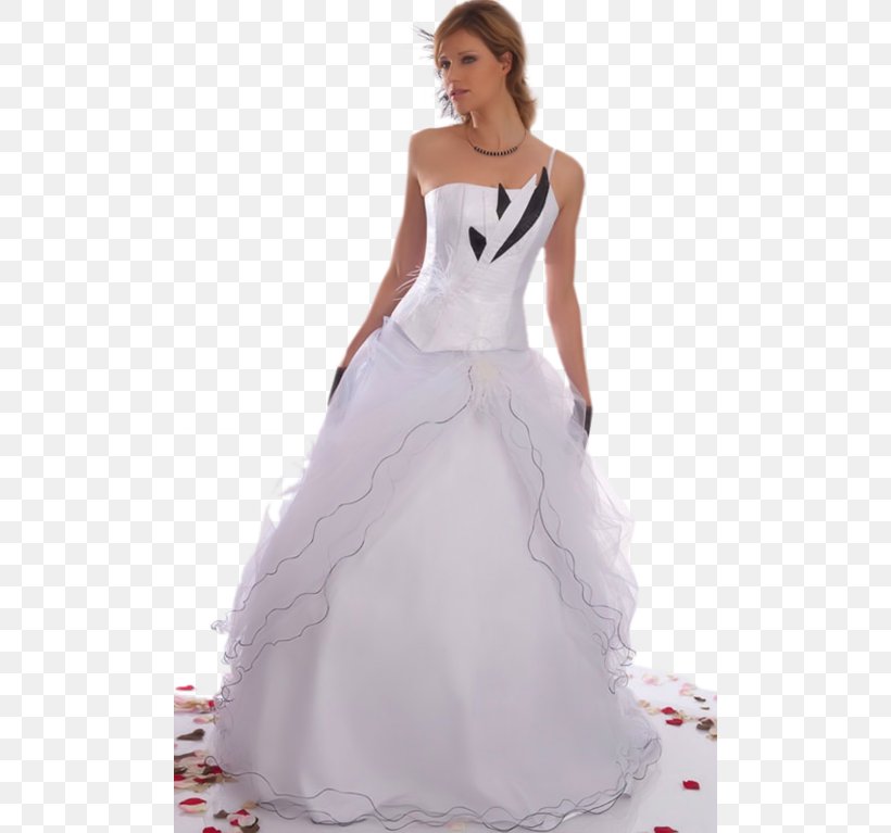 Wedding Dress Evening Gown Marriage Woman, PNG, 500x767px, Watercolor, Cartoon, Flower, Frame, Heart Download Free