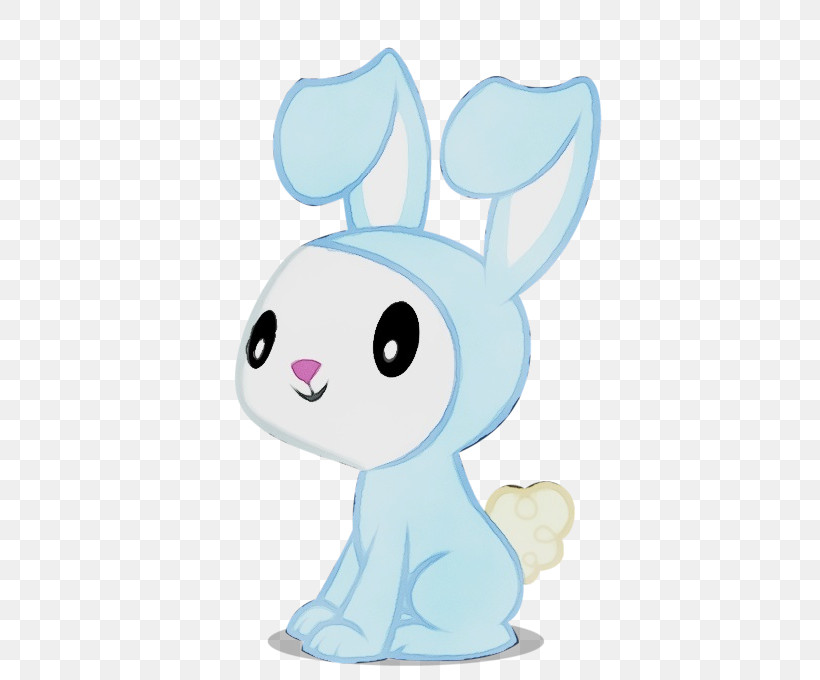 Cartoon Rabbit Nose Animation Rabbits And Hares, PNG, 680x680px, Watercolor, Animation, Cartoon, Ear, Hare Download Free