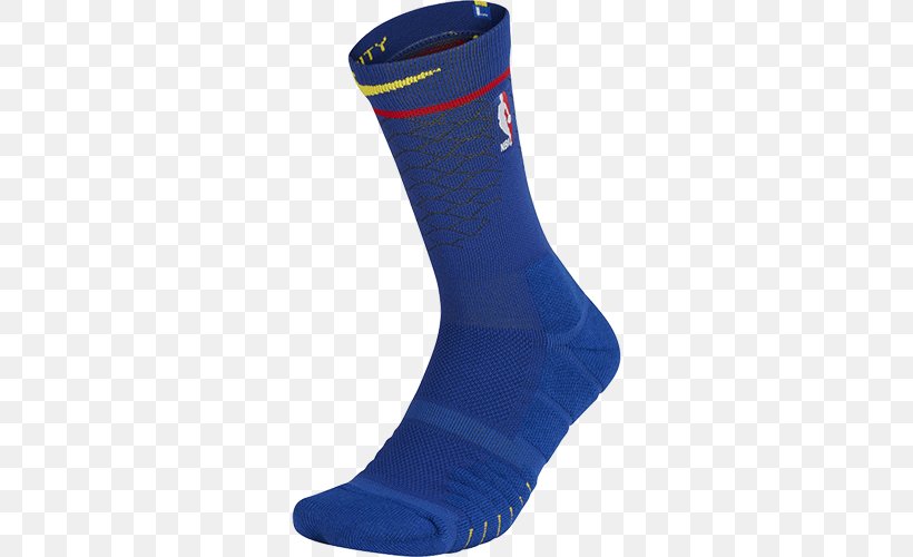 Golden State Warriors NBA Slipper Sock Nike, PNG, 500x500px, Golden State Warriors, Basketball, Blue, Crew Sock, Electric Blue Download Free
