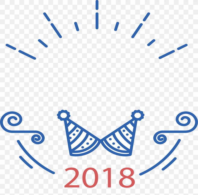 New Year Art 0 Design, PNG, 2407x2366px, 2018, New Year, Area, Art, Blue Download Free