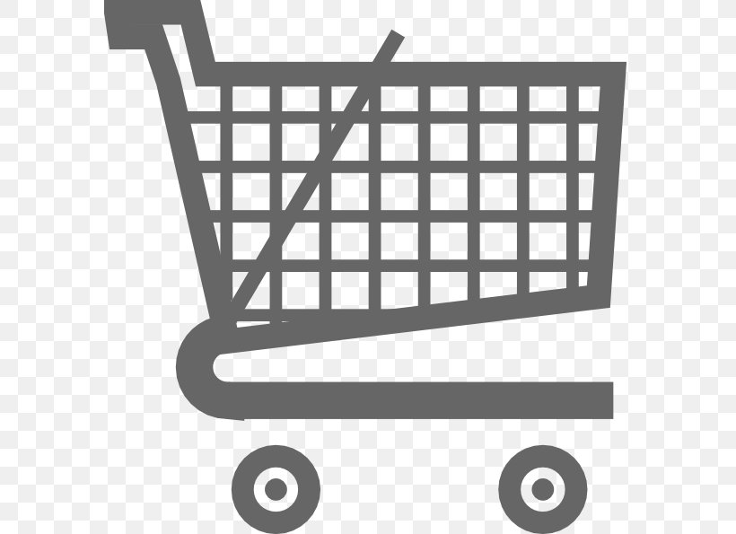 Shopping Cart Clip Art, PNG, 588x595px, Shopping Cart, Bag, Black, Black And White, Brand Download Free