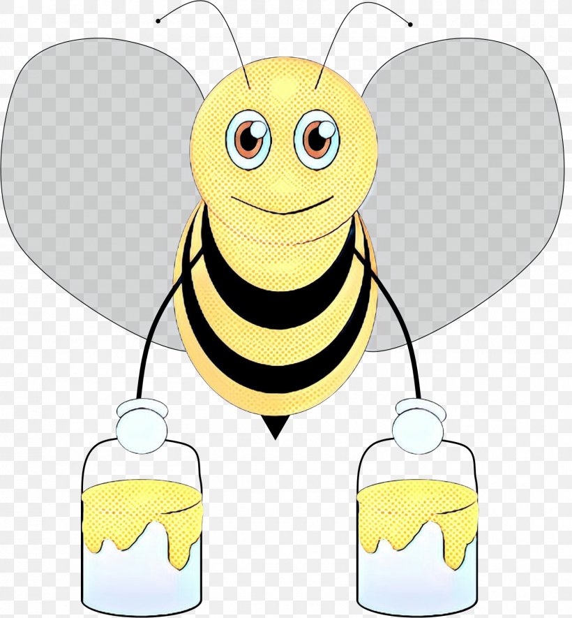 Bee Cartoon, PNG, 1570x1695px, Pop Art, Bee, Beehive, Bumblebee, Cartoon Download Free