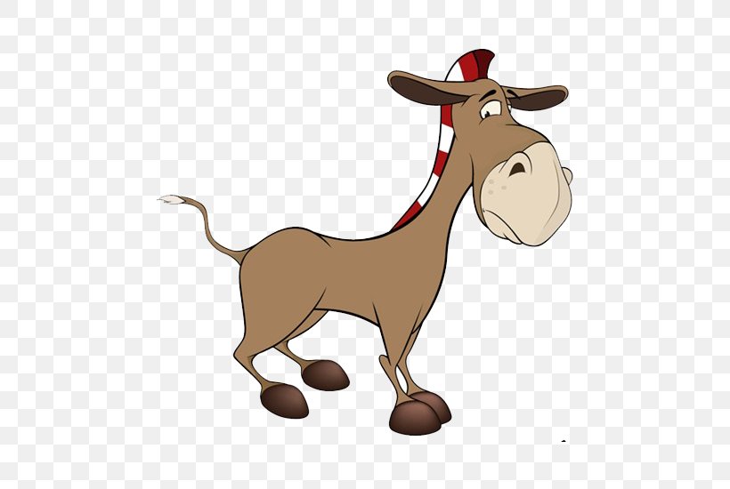 Donkey Cartoon Clip Art, PNG, 550x550px, Donkey, Animal Figure, Animation, Camel Like Mammal, Cartoon Download Free