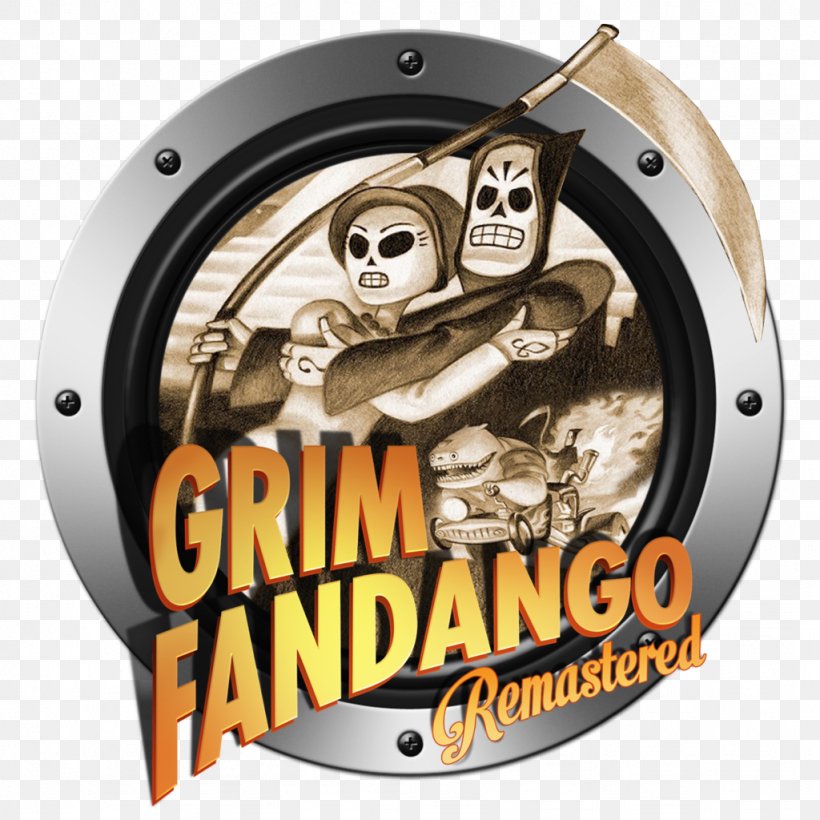 Grim Fandango Video Game Adventure Game Movies.com, PNG, 1024x1024px, Grim Fandango, Adventure Game, Brand, Fandango, Film Download Free