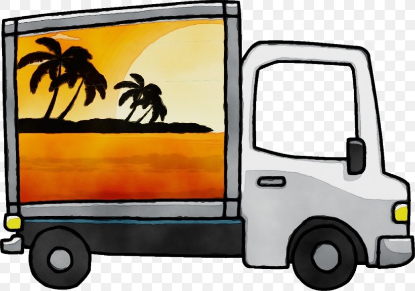 Motor Vehicle Mode Of Transport Transport Vehicle Cartoon, PNG, 1024x720px, Watercolor, Car, Cartoon, Commercial Vehicle, Light Commercial Vehicle Download Free