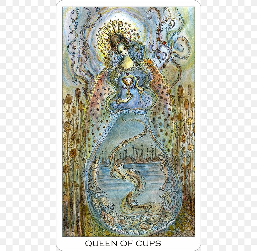 Paulina Tarot Queen Of Cups Rider-Waite Tarot Deck Suit Of Cups, PNG, 600x800px, Paulina Tarot, Art, Costume Design, Divination, Fictional Character Download Free