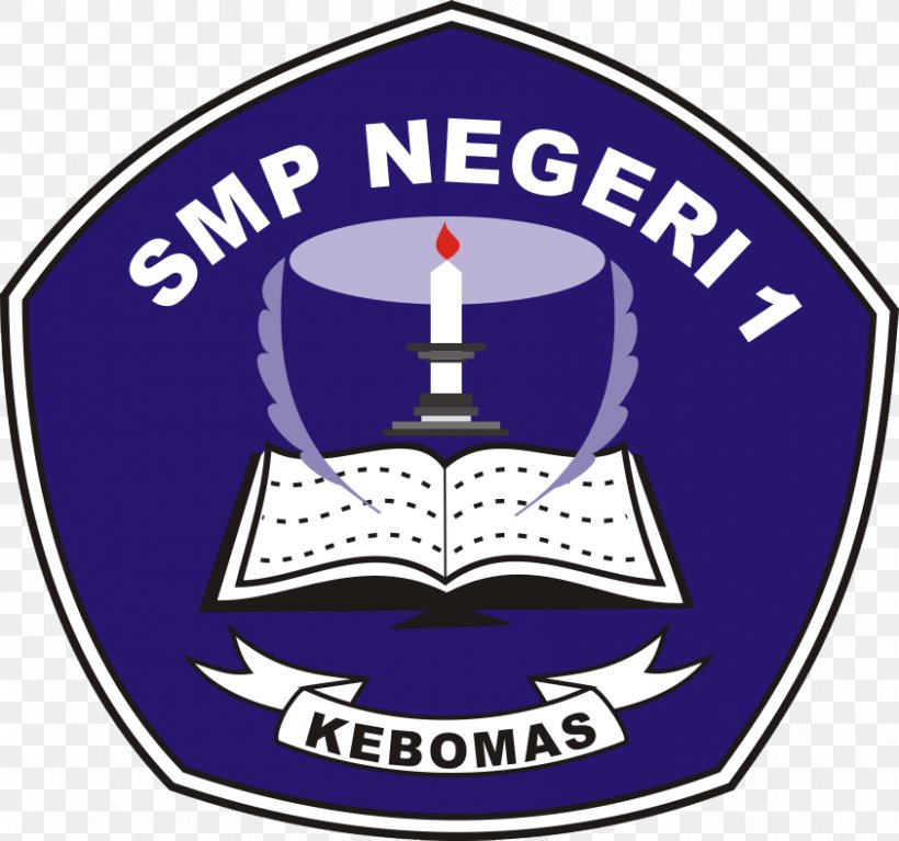 SMP Negeri 1 Kebomas SMPN 1 Kebomas Middle School Student, PNG, 843x789px, Middle School, Area, Badge, Blue, Brand Download Free