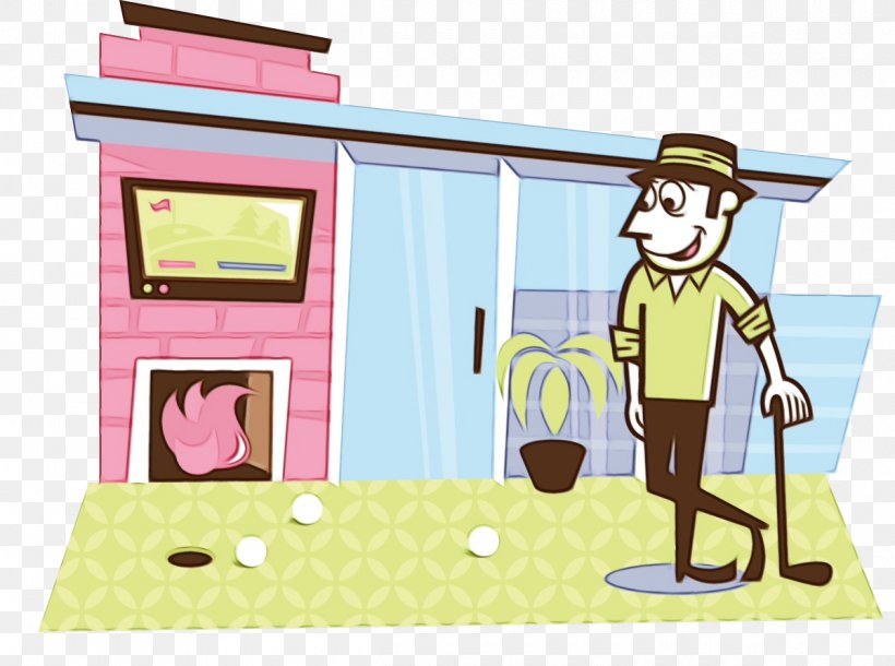 Cartoon Clip Art Play House, PNG, 1200x893px, Watercolor, Cartoon, House, Paint, Play Download Free