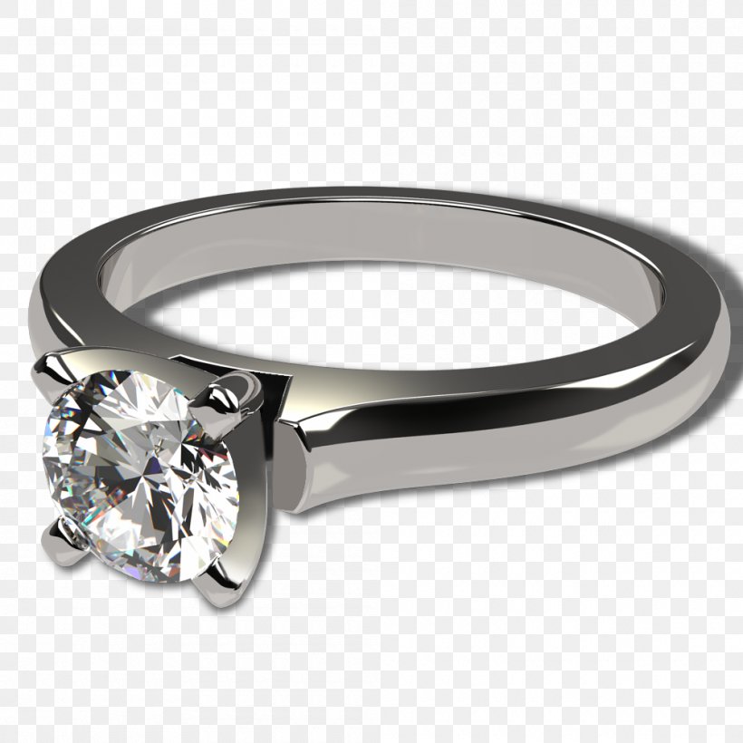 Engagement Ring Solitaire Moissanite, PNG, 1000x1000px, Ring, Body Jewellery, Body Jewelry, Diamond, Engagement Download Free
