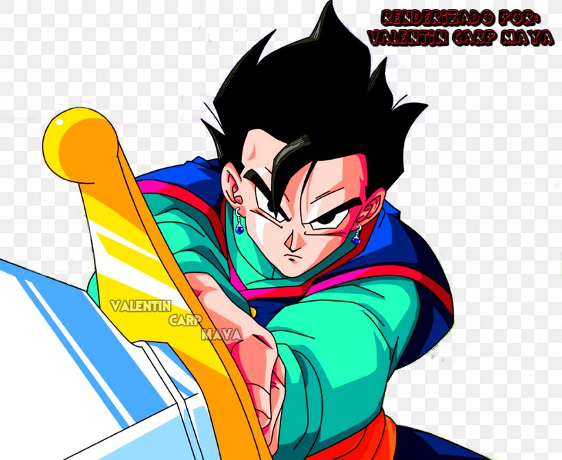 Gohan Goku Goten Trunks Videl, PNG, 988x809px, Watercolor, Cartoon, Flower, Frame, Heart Download Free