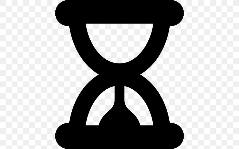 Hourglass Clock Clip Art, PNG, 512x512px, Hourglass, Black And White, Clock, Funnel, Monochrome Download Free
