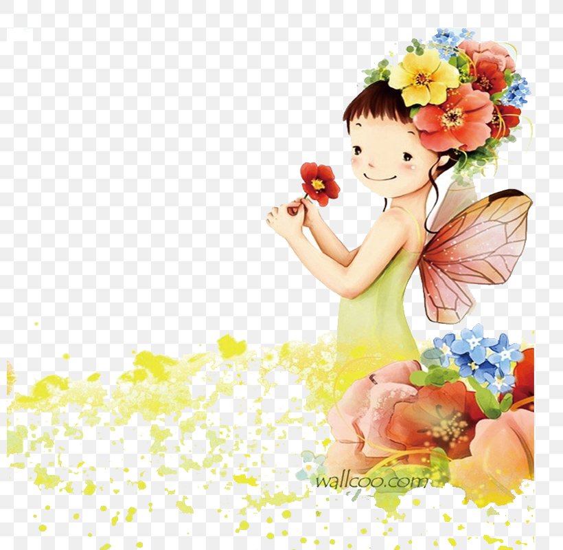 Cartoon High-definition Television Wallpaper, PNG, 800x800px, Watercolor, Cartoon, Flower, Frame, Heart Download Free