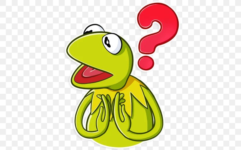 Kermit The Frog The Muppets Telegram Sticker, PNG, 512x512px, Kermit The Frog, Amphibian, Animal Figure, Area, Artwork Download Free