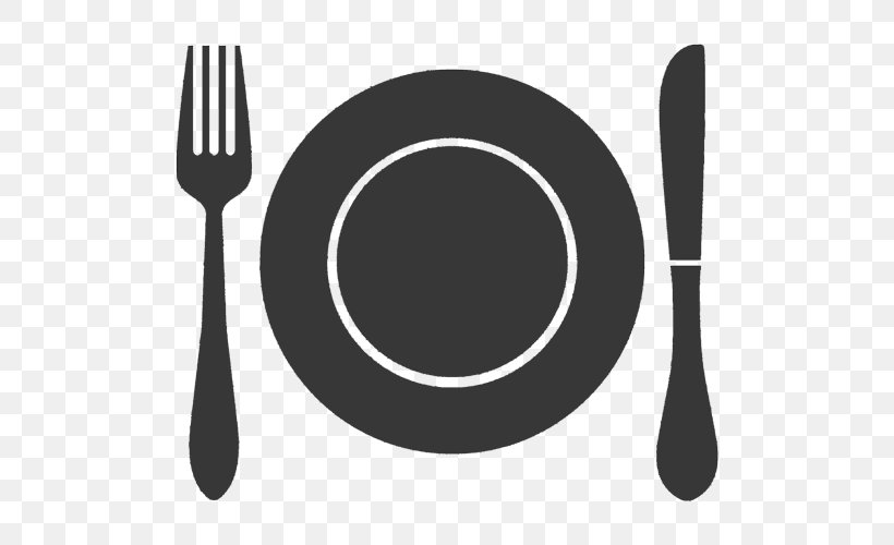 Fork Logo Font Spoon Product Design, PNG, 500x500px, Fork, Black, Black And White, Cutlery, Kitchen Utensil Download Free