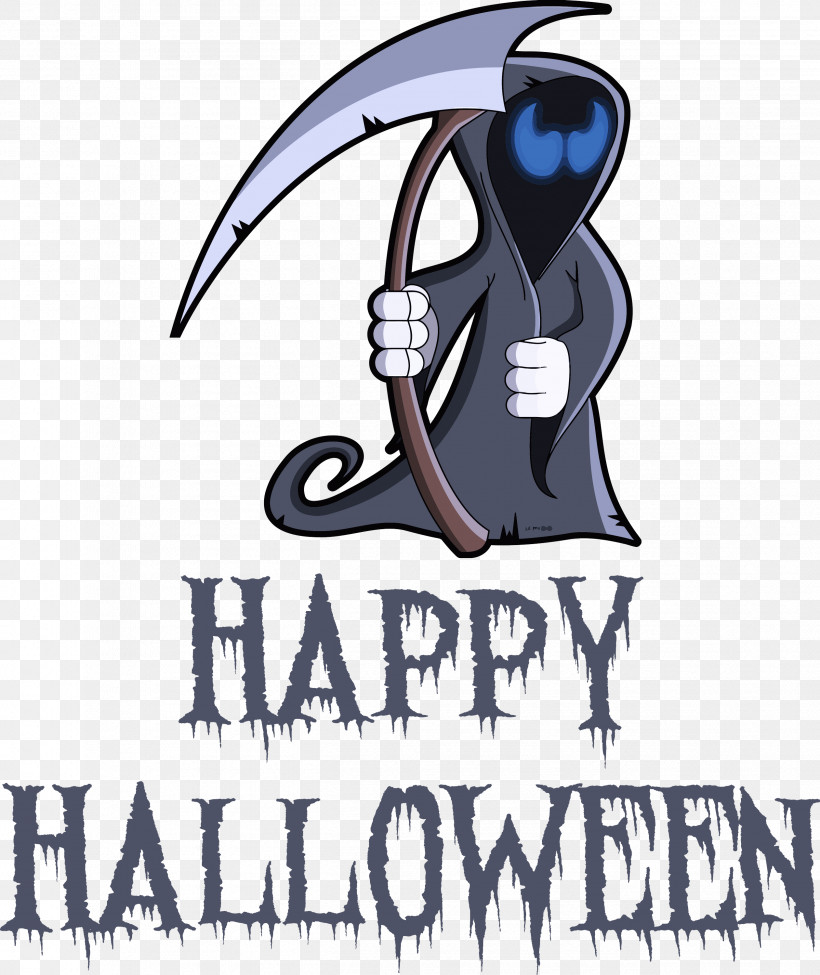 Happy Halloween, PNG, 2522x3000px, Happy Halloween, Biology, Cartoon, Character, Logo Download Free