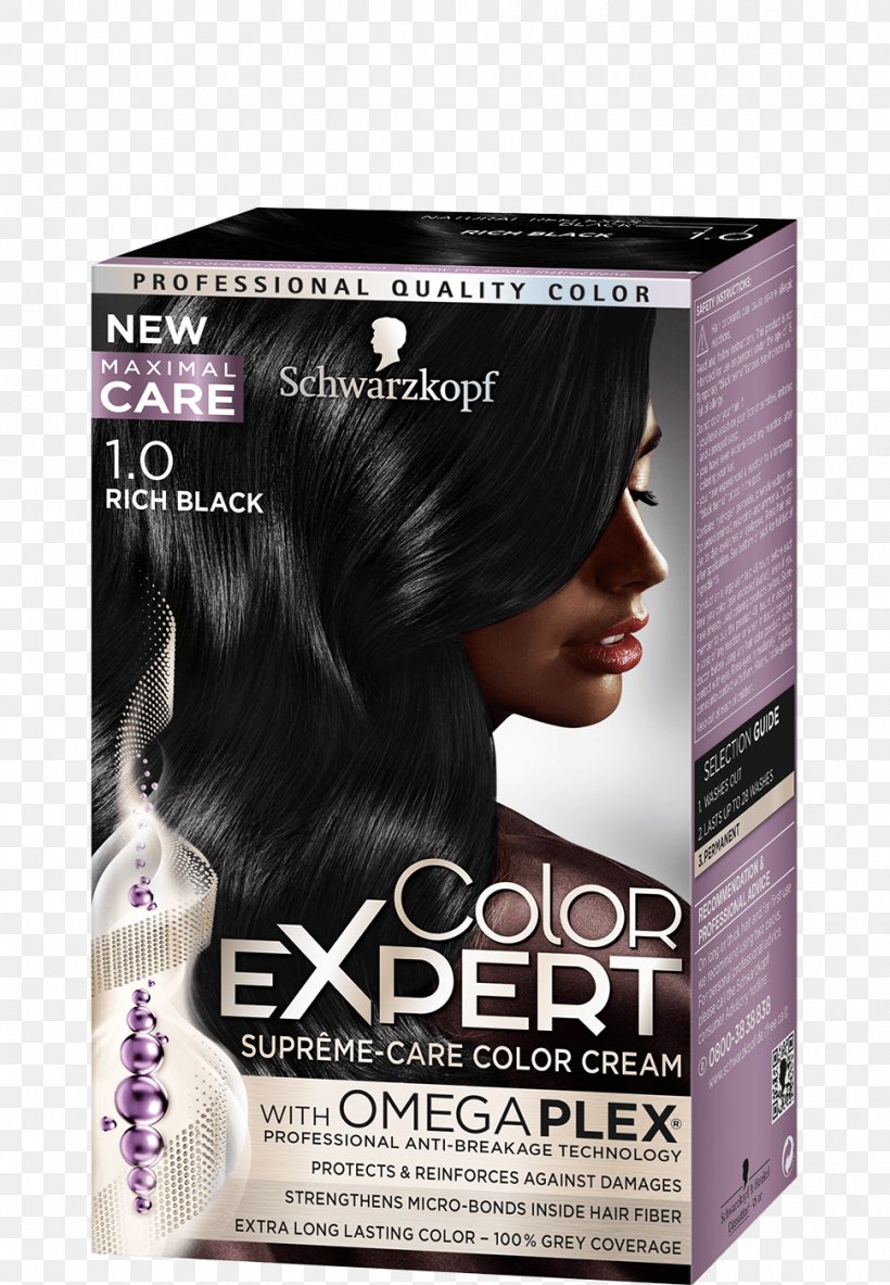 Hair Coloring Black Purple Schwarzkopf Png 970x1400px Hair