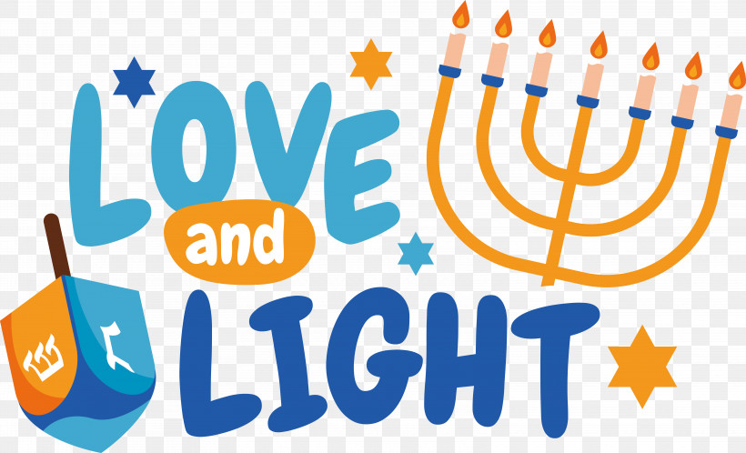 Happy Hanukkah Love Light, PNG, 6451x3919px, Happy Hanukkah, Light, Love Download Free