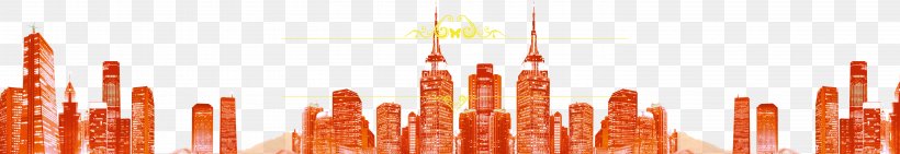 Silhouette City, PNG, 5906x1018px, Silhouette, City, Heat, Poster, Red Download Free