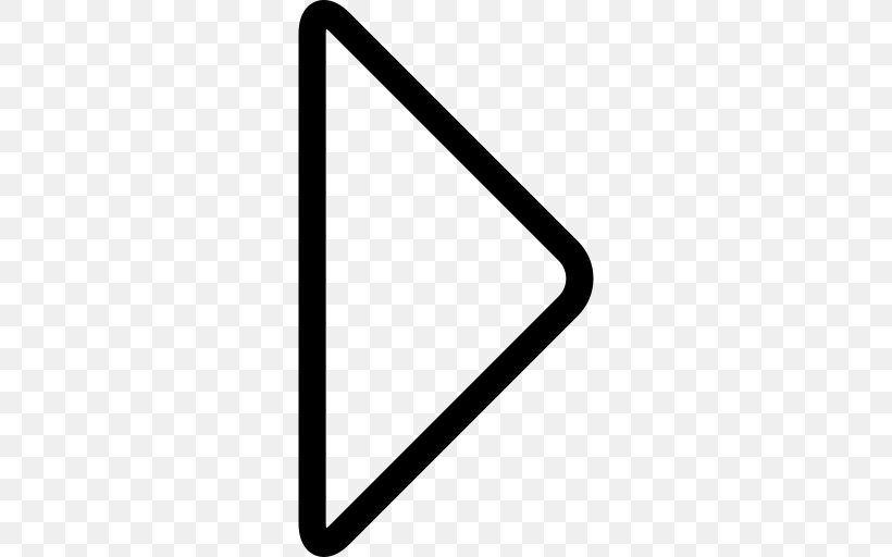 Triangle Arrow Clip Art, PNG, 512x512px, Triangle, Area, Black, Rectangle, Symbol Download Free