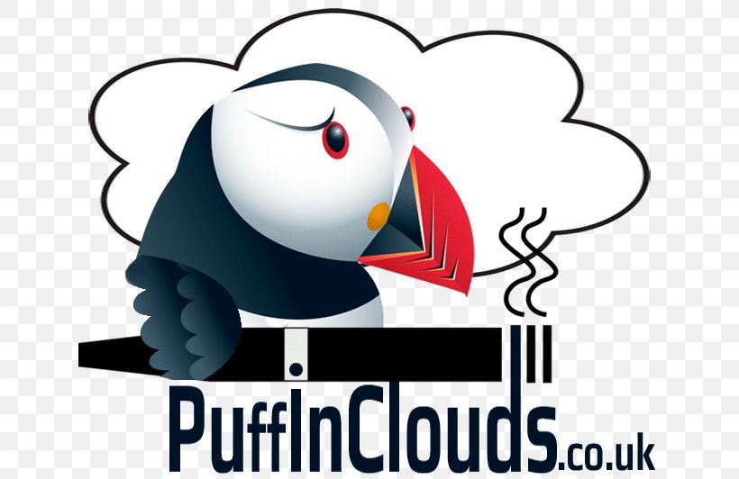 Electronic Cigarette Aerosol And Liquid Retail Puffin Clouds Tobacco Products Directive, PNG, 646x532px, Electronic Cigarette, Area, Artwork, Beak, Bird Download Free
