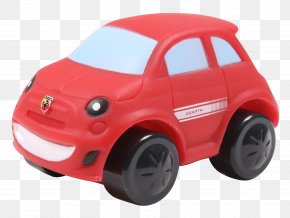 Toy Red Car - Model Car Red Fiat 500 Car Door PNG