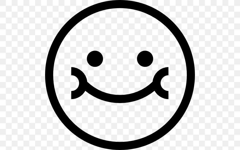 Smiley Emoticon Clip Art, PNG, 512x512px, Smiley, Area, Black And White, Emoji, Emoticon Download Free